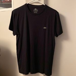 Crocodile emblem solid T-shirt